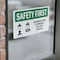 Signmission Shower And Eyewash Do Not Block With Symbol, 5 in W x Rectangle, Vinyl Decal OS-2PACK-SF-D-35-L-10976 - alternate 3